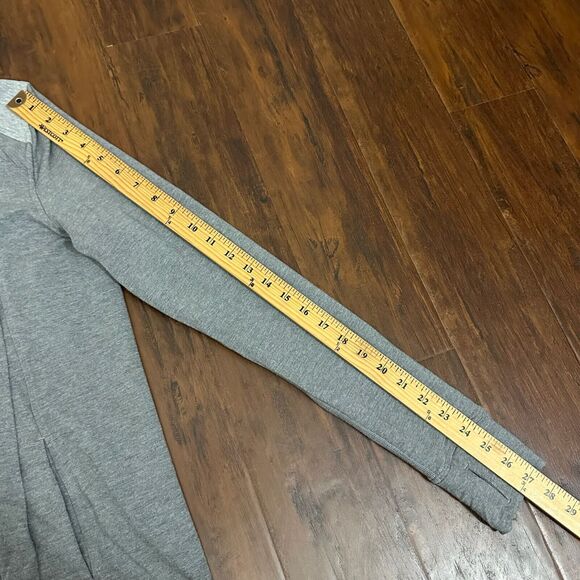 LULULEMON Coast Wrap Jacket Heather Gray Mock Neck Stretch Athleisure - Picture 15 of 15